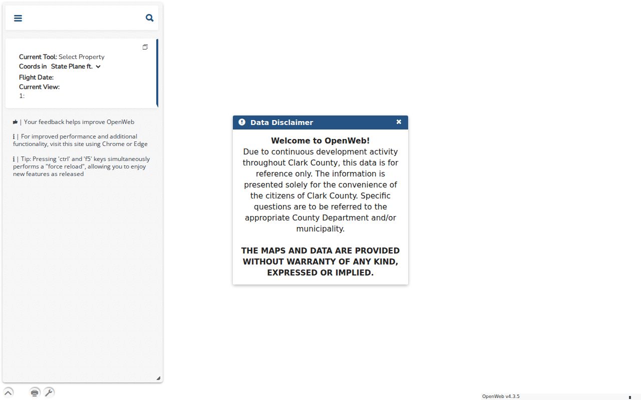 Whitney neighbors GIS OpenWeb parcel viewer